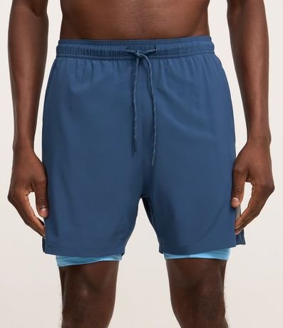 Bermuda Deportiva con Short de Compresión 3