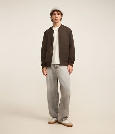 Campera Bomber Aberta con Cremallera 2