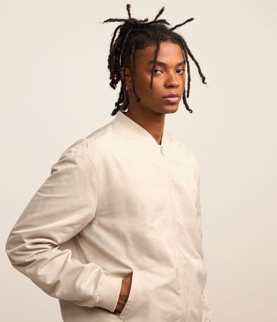 Campera Bomber Aberta con Cremallera 3