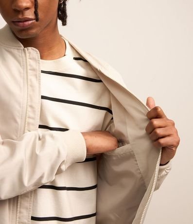 Campera Bomber Aberta con Cremallera 4