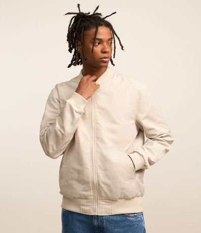 Campera Bomber Aberta con Cremallera 5