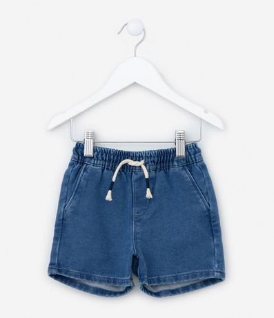 Bermuda Infantil Jeans con Lazo - Talle 1 a 5 años