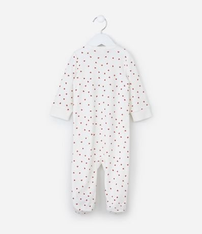 Mono Infantil con Estampa de Corazones y Pie Cerrado - Talle 0 a 18 meses 2