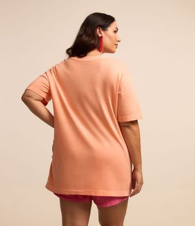 Blusa Desteñida Estampada Cocktail en Lentejuela Curve & Plus Size 3