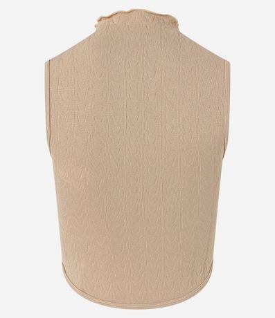 Blusa en Poliamida Seamless y Cuello Alto 6