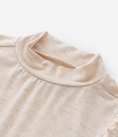 Blusa Infantil con Manga Abullonada y Cuello Alto - Talle 1 a 5 años 5