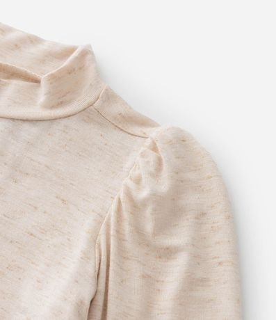 Blusa Infantil con Manga Abullonada y Cuello Alto - Talle 1 a 5 años 6