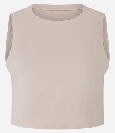 Musculosa Cropped Deportiva en Poliamida 4
