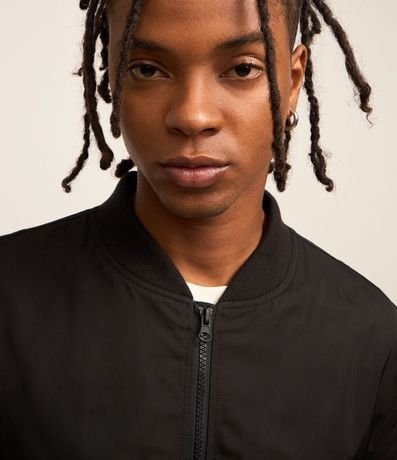 Campera Bomber Aberta con Cremallera 3