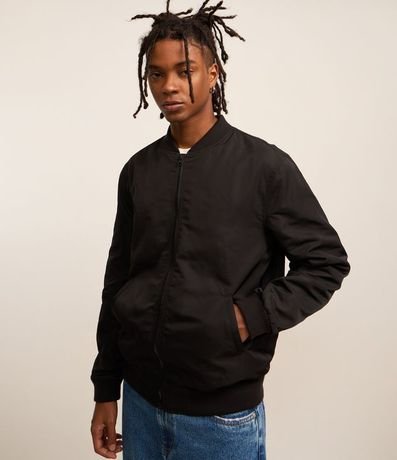 Campera Bomber Aberta con Cremallera 5