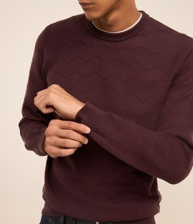 Suéter de Punto con Textura Zigzag 3