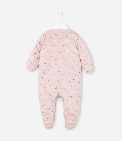 Mono Infantil en Plush con Estampa Abejas - Talle 0 a 18 meses. 3