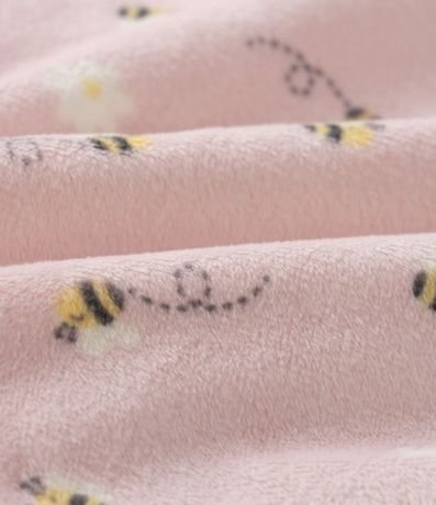 Mono Infantil en Plush con Estampa Abejas - Talle 0 a 18 meses. 4