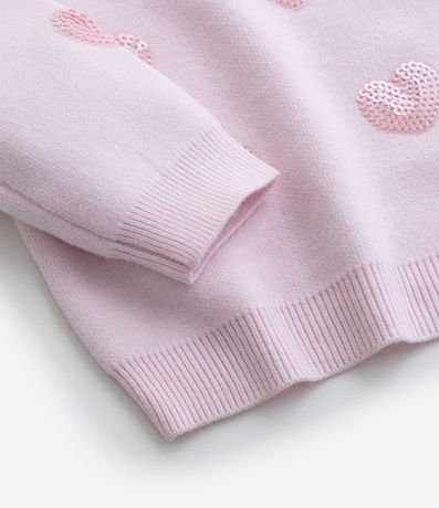 Suéter Infantil en Punto con Bordado en Lentejuelas - Talle 1 a 5 años 4