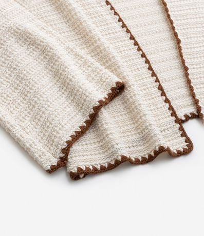 Cardigan de Punto con Borde Contrastante Curve & Plus Size 7