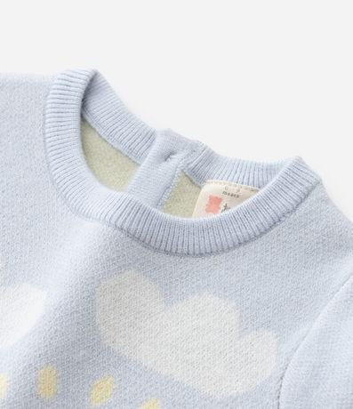 Suéter Infantil con Estampa Solecito Feliz - Talle 0 a 18 meses 3