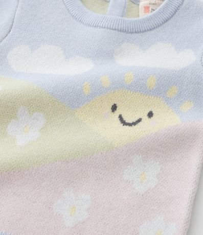 Suéter Infantil con Estampa Solecito Feliz - Talle 0 a 18 meses 6