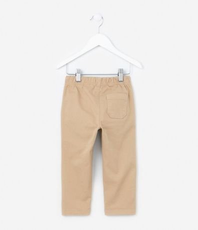 Pantalón Recto Infantil en Sarga con Bolsillos - Talle 1 a 5 años 2