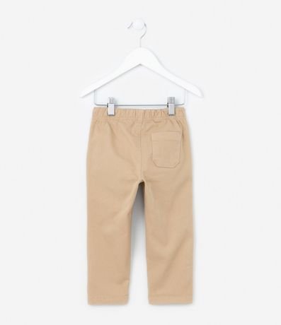 Pantalón Recto Infantil en Sarga con Bolsillos - Talle 1 a 5 años 4