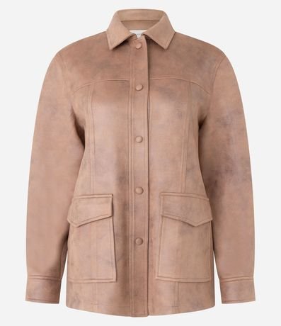 Campera con Bolsillos Delanteros y Elástico en la Espalda 6