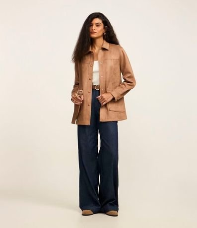 Campera con Bolsillos Delanteros y Elástico en la Espalda 2