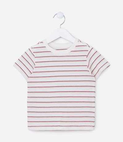 Remera Infantil con Rayas Texturizada - Talle 1 a 5 años