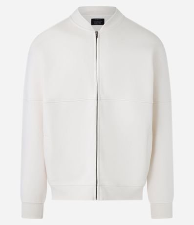 Campera Bomber en Algodón con Cremallera 4