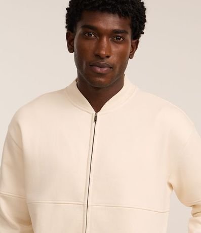 Campera Bomber en Algodón con Cremallera 3