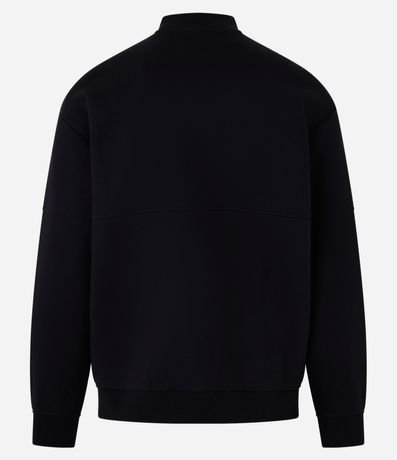 Campera Bomber en Algodón con Cremallera 6