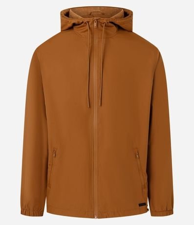 Campera Rompevientos con Capucha y Bolsillo con Cierre 8