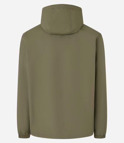 Campera Rompevientos con Capucha y Bolsillo con Cierre 7