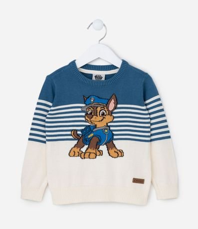 Suéter Infantil con Estampa Chase Paw Patrol - Talle 1 a 6 años
