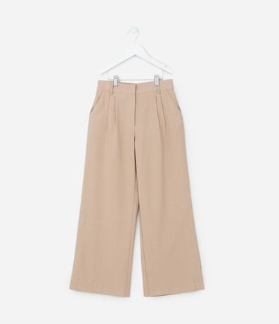 Pantalón Wide Leg Infantil Sastrería con Pliegues - Talle 5 a 14 años