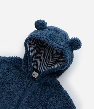 Campera Infantil con Capucha y Orejitas - Talle 0 a 18 meses 7