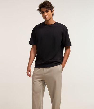 Pantalón Jogger en Algodón con Cintura Elástica y Cordón 3