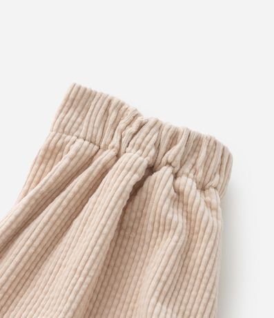 Short Pollera Infantil en Terciopelo con Detalle de Botones - Talle 5 a 14 años 4