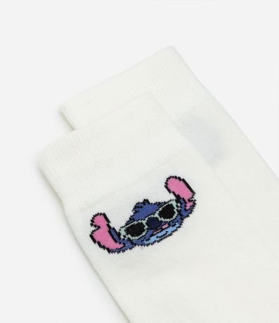 Media Caña Larga Individual en Algodón y Estampa Stitch Aloha 4