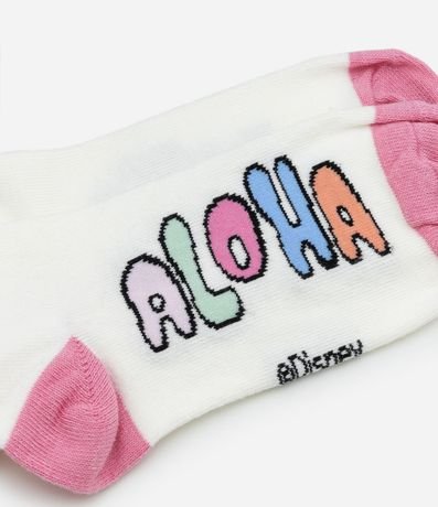 Media Caña Larga Individual en Algodón y Estampa Stitch Aloha 5