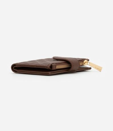 Billetera Floater con Textura Embossed y Mini solapa 4