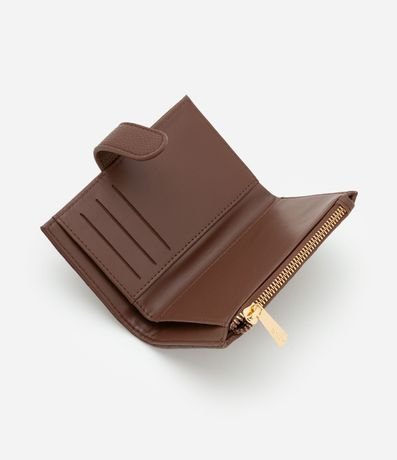 Billetera Floater con Textura Embossed y Mini solapa 5