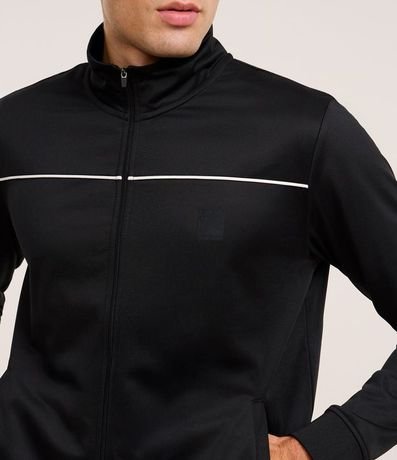 Chaqueta Deportiva Helanca con Detalles de Flecos 3