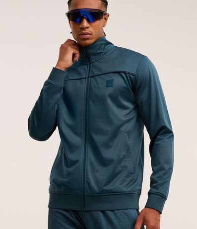 Chaqueta Deportiva Helanca con Detalles de Flecos