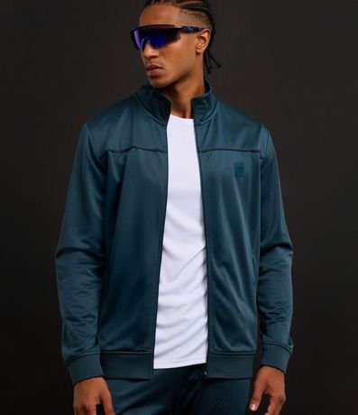 Chaqueta Deportiva Helanca con Detalles de Flecos 5