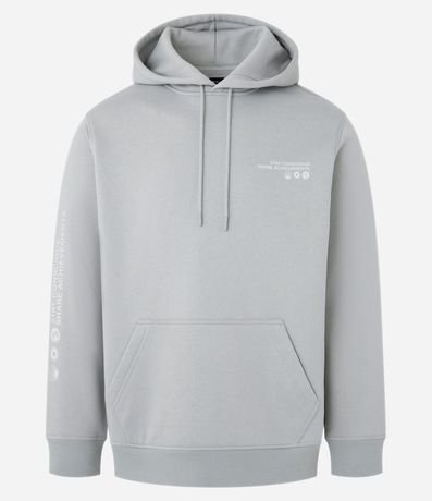 Buzo Comfort en Algodón con Estampa Lettering