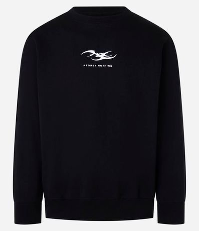 Saco Comfort en Fleece con Estampa Localizada