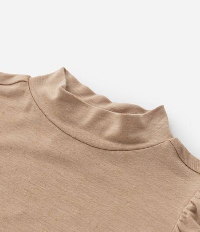 Blusa Infantil con Manga Abullonada y Cuello Alto - Talle 1 a 5 años 5