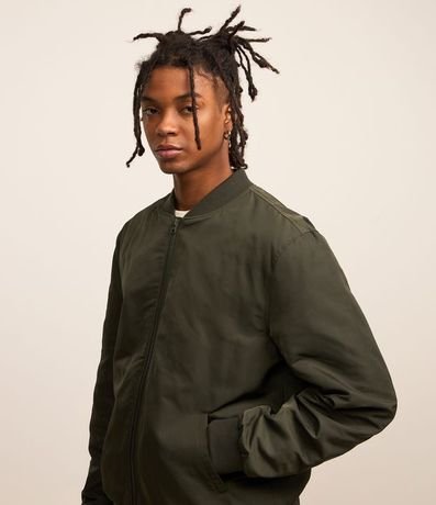 Campera Bomber Aberta con Cremallera 3