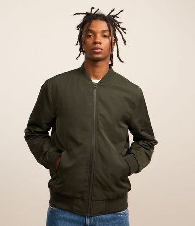 Campera Bomber Aberta con Cremallera 5