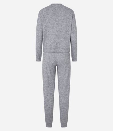 Pijama Manga Larga en Tricot con Detalle en la Cintura 6