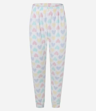 Pijama Largo Fleece con Estampa Love Is In The Air 8